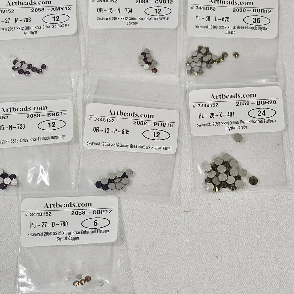 Swarovski Create Your Style Crystal Passions Lot Flat Back Rhinestones - Picture 4 of 7